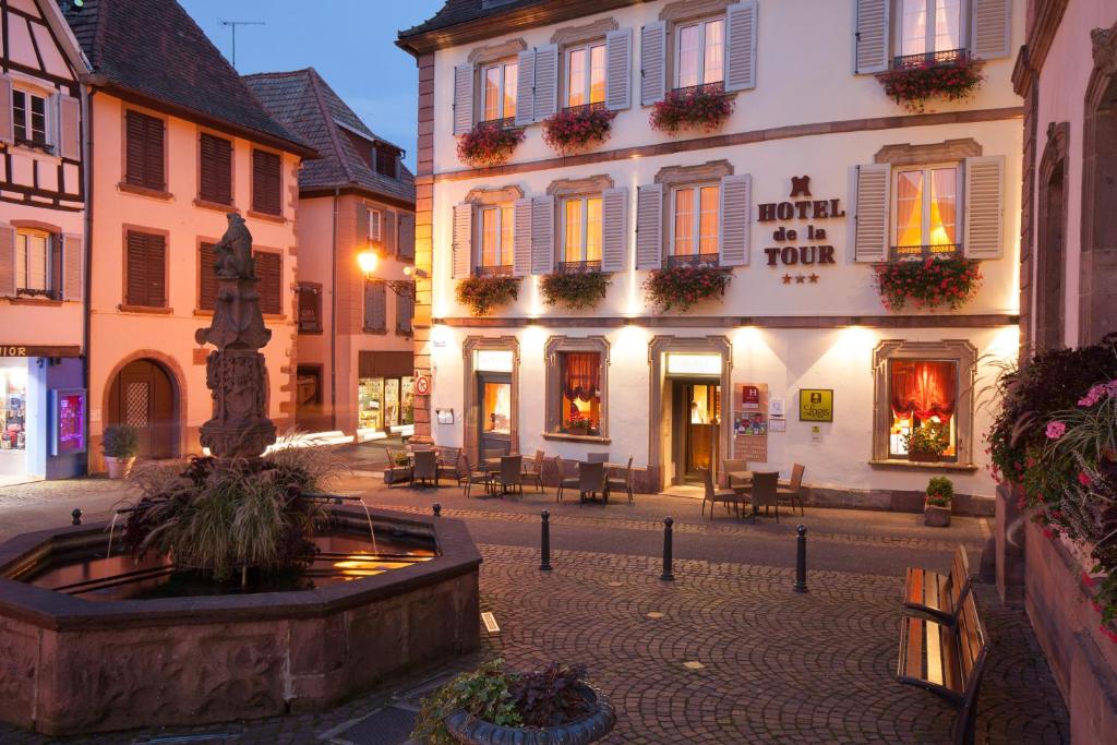 hotel de la tour ribeauville booking, kerstmarkten in de Elzas