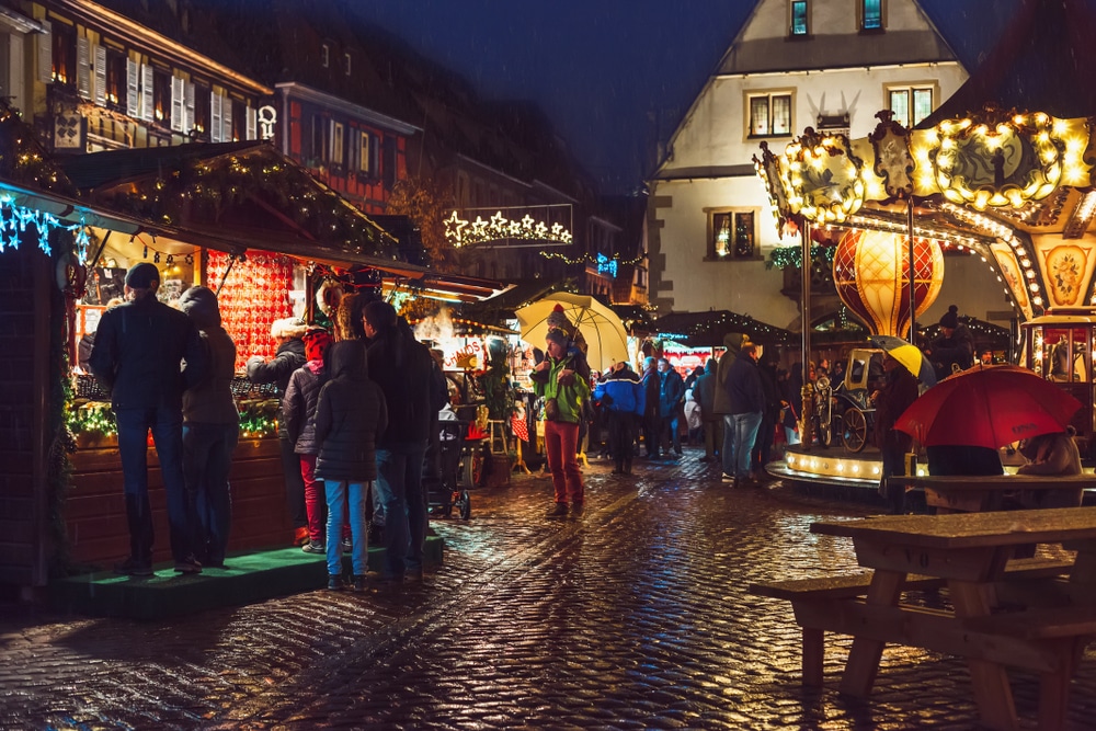 Obernai Kerstmarkt Elzas Shutterstock 1243975018, Zininfrankrijk.nl