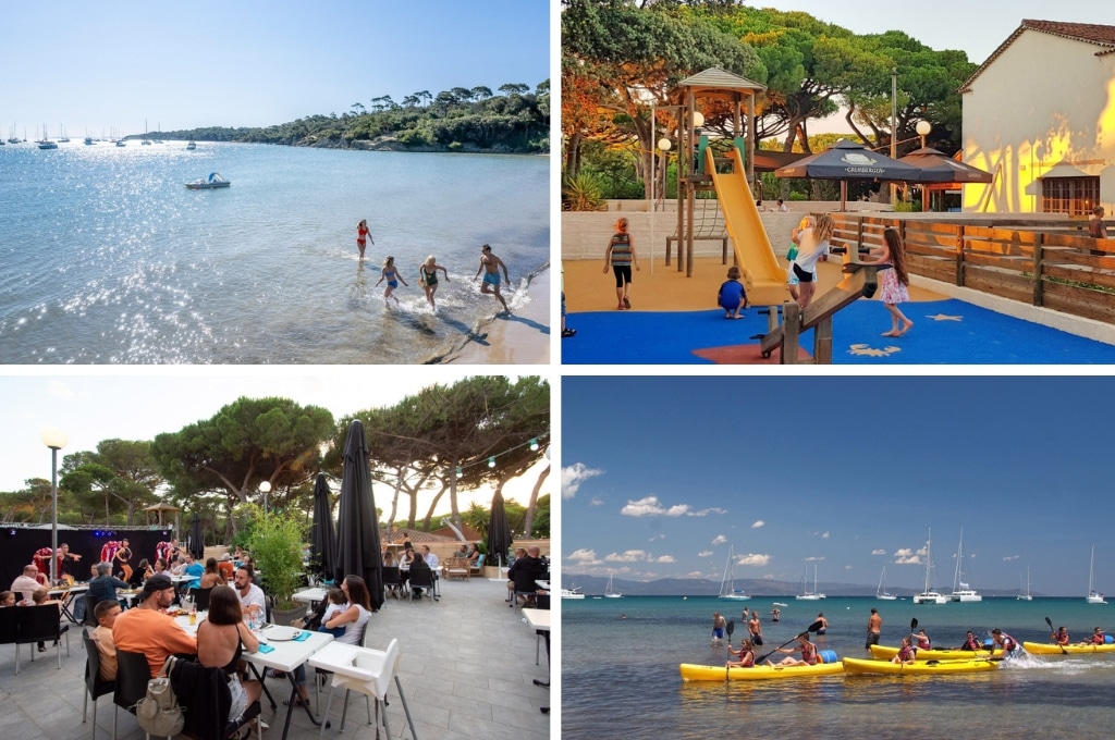 Camping Le Mediterranee cote dazur aan zee, camping côte d'azur aan zee