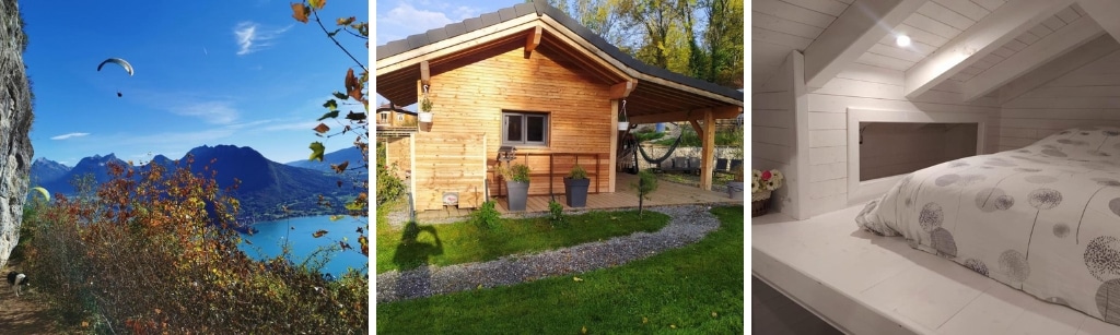 Maisonnette natuurhuisje talloires annecy booking, Meer van Annecy