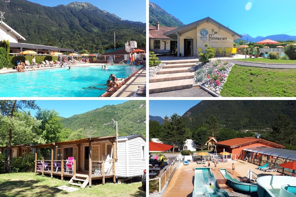 camping champ tillet annecy, campings meer van Annecy