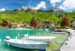 jachthaven in Talloires aan het meer van Annecy shutterstock 775507024, skigebieden in de Franse Alpen