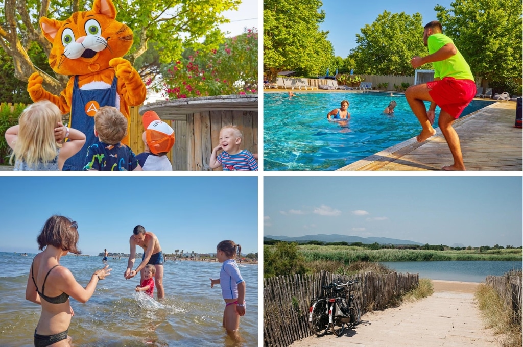 Camping La Plage dArgens cote dazur, camping côte d'azur aan zee