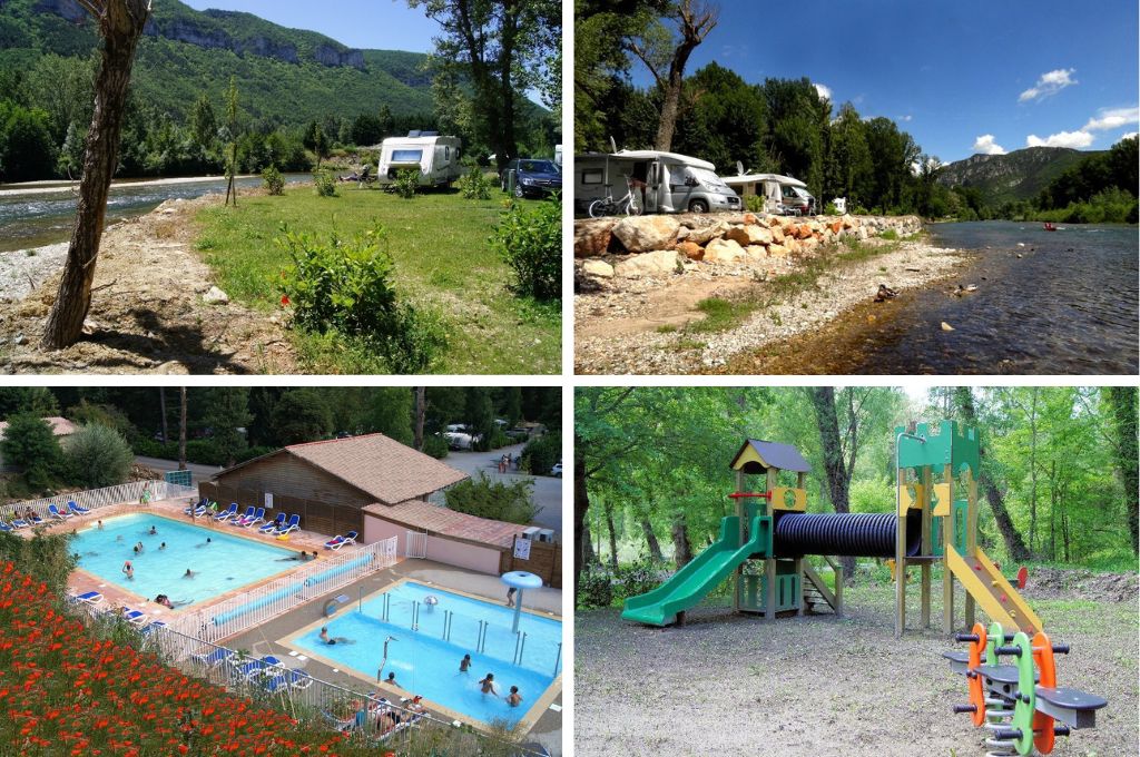 Camping Les Bords du Tarn, campings bij de Gorges du Tarn