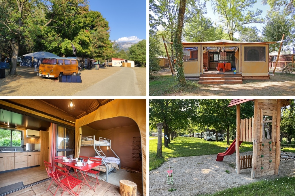 Camping Onlycamp Les Chamarges 1, Camping Drôme aan rivier