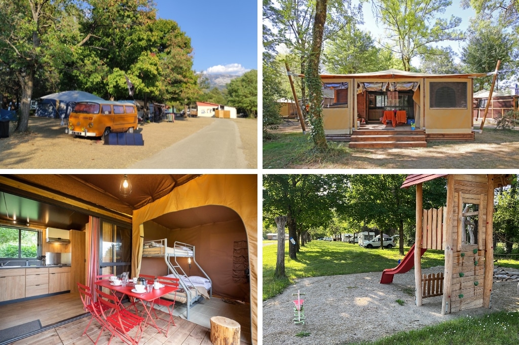 Camping Onlycamp Les Chamarges 1, campings aan een rivier in de Drôme