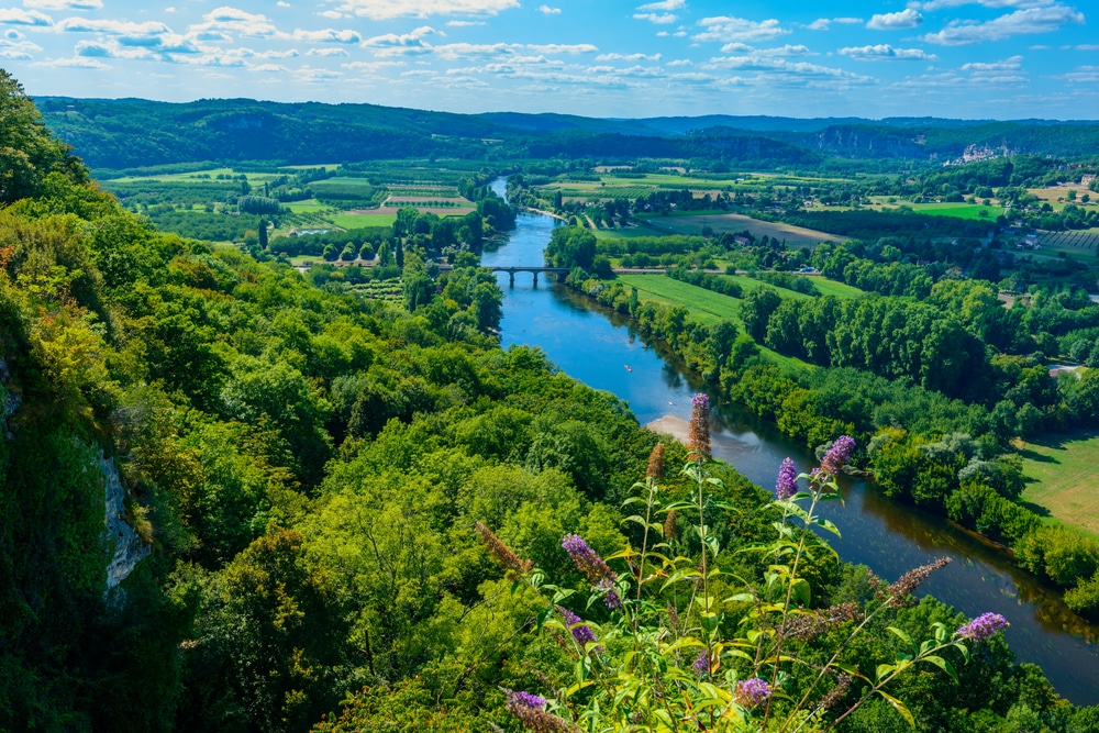 De Dordogne rivier