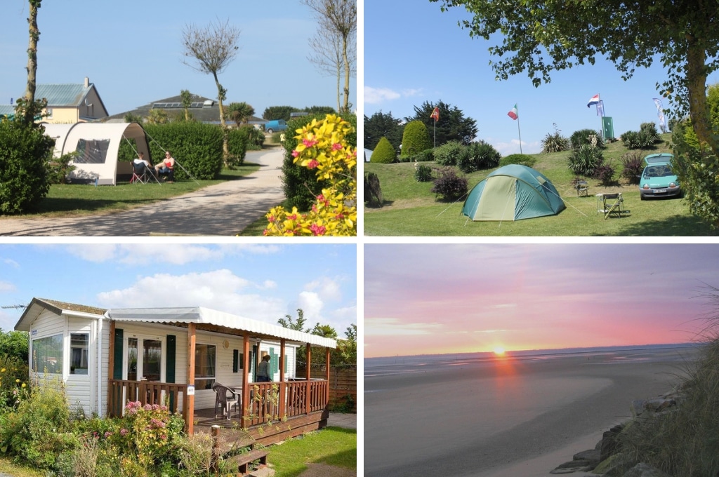 Flower Camping Utah Beach normandie aan zee, campings normandië aan zee