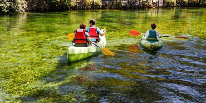 Rivier de Sorgue, kleine campings in en rondom de Elzas