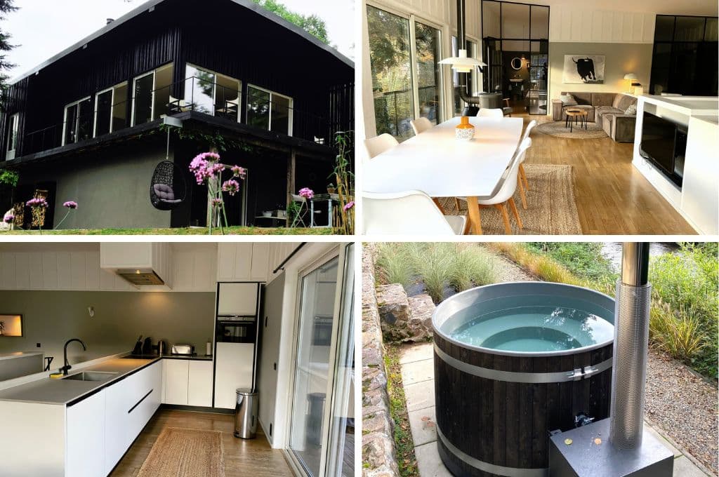 Villa in de Limousin, natuurhuisjes in Frankrijk met jacuzzi