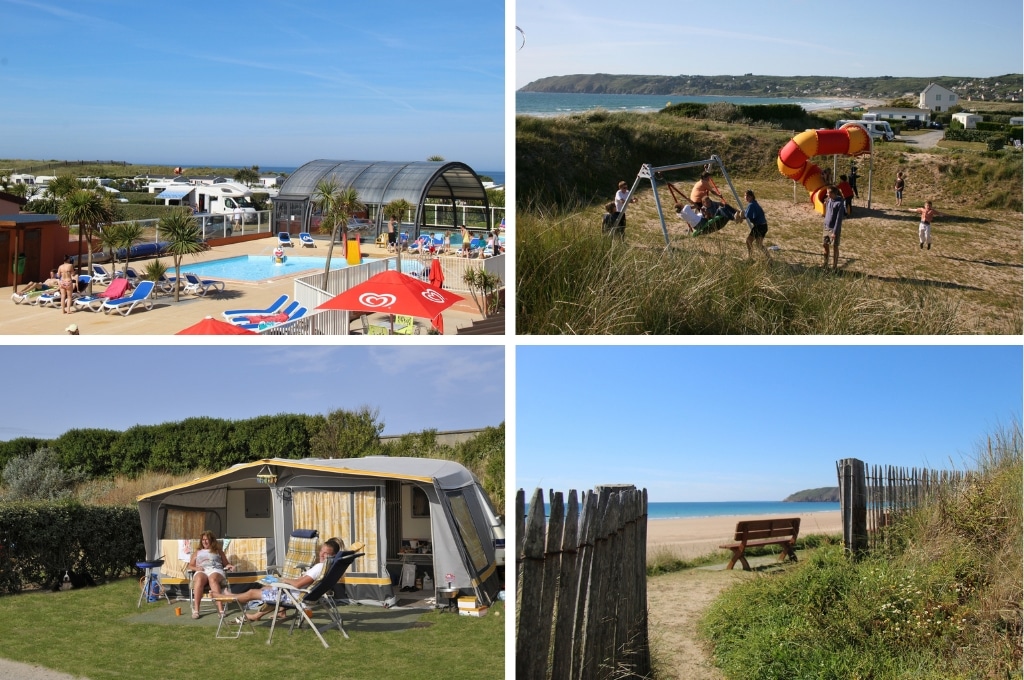 camping Le Grand Large normandie aan zee, campings normandië aan zee