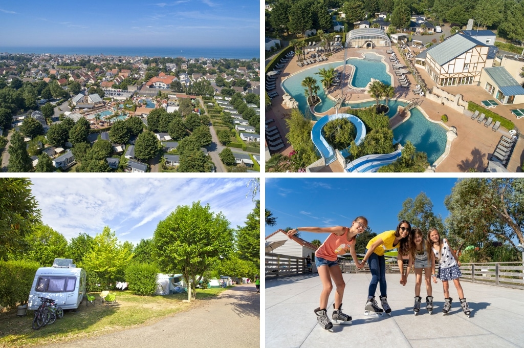 camping la cote de nacre normandie aan zee, campings normandië aan zee