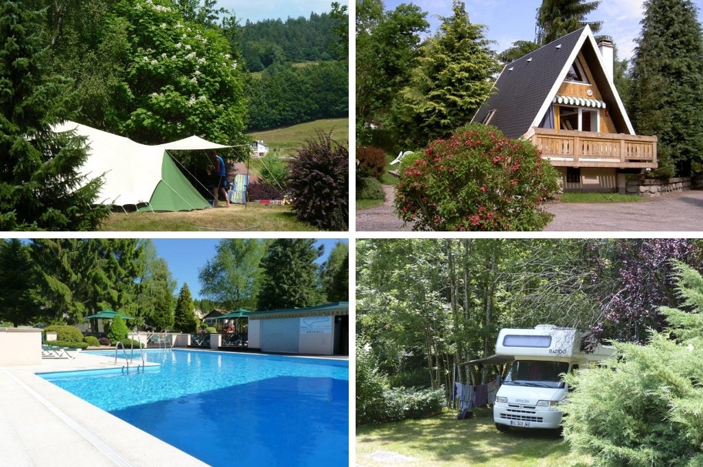 Camping JP Vacances, kleine campings in de Vogezen