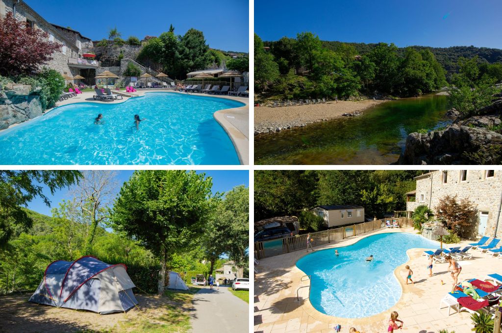 Domaine de la Plage, campings in de Ardèche met een zwembad