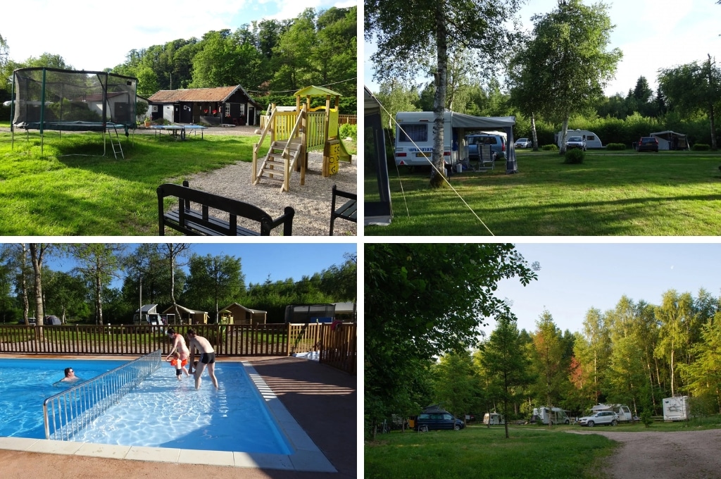 camping au mica, Vogezen