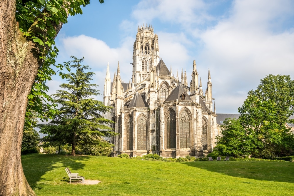 Abdijkerk van Saint Ouen, mooie bezienswaardigheden in Rouen