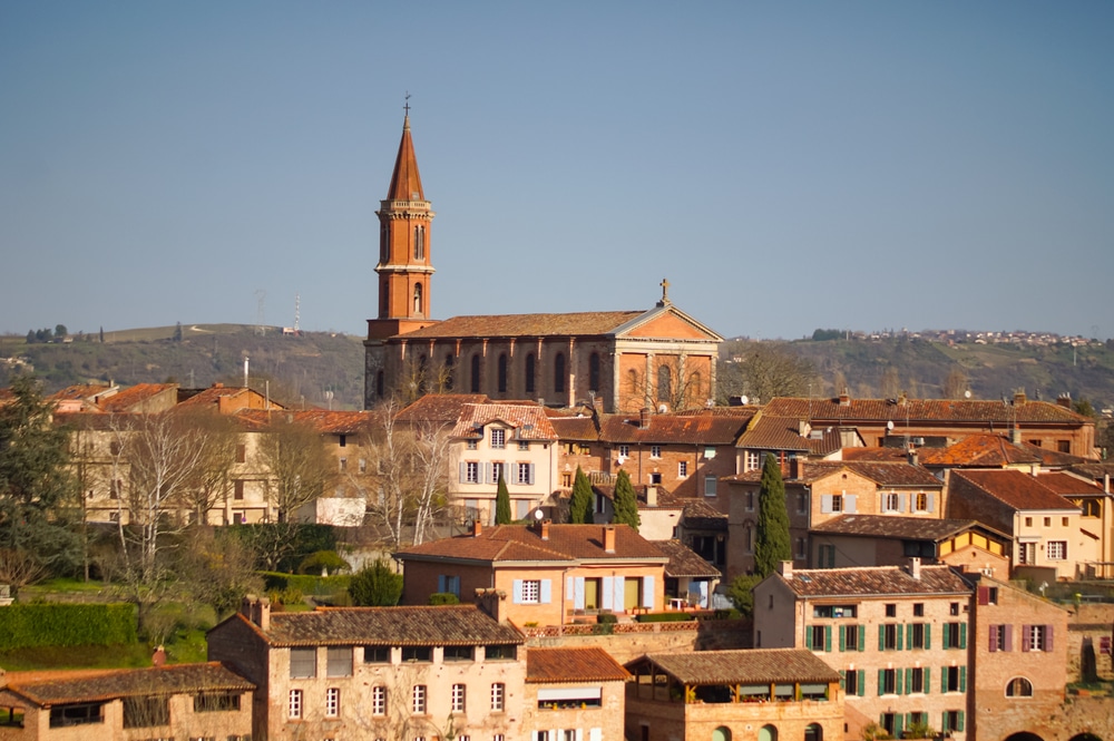 Albi met de Sainte-Madeleine kerk