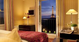 Hotel Duquesne Eiffel Kamer met uitzicht op de Eiffeltoren,