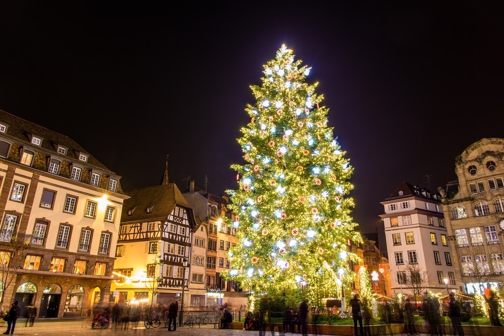 kerstboom place kleber straatsburg kerstmarkt elzas shutterstock 235973029, Straatsburg