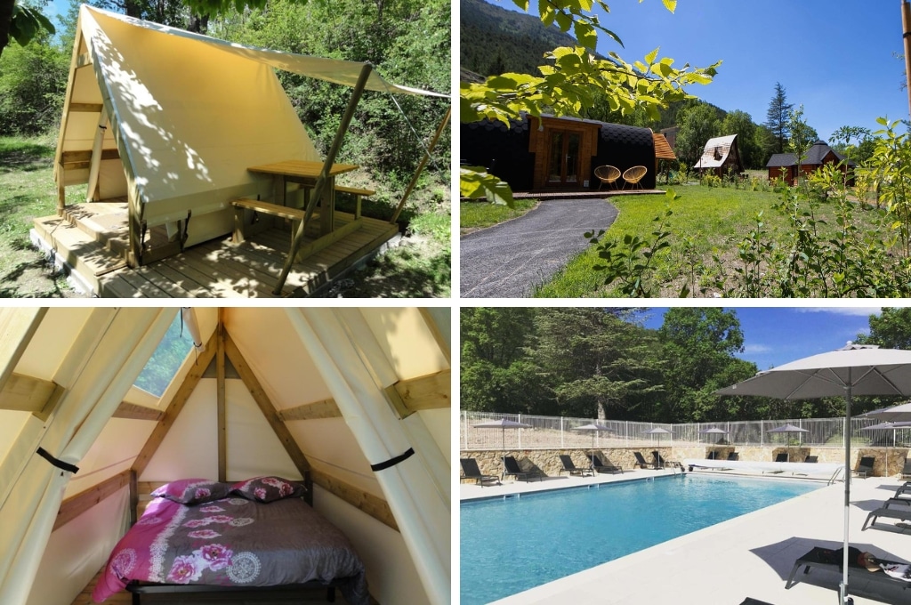 Camping La Ferme de Castellane booking glamping gorges du verdon, glampings in de Gorges du Verdon