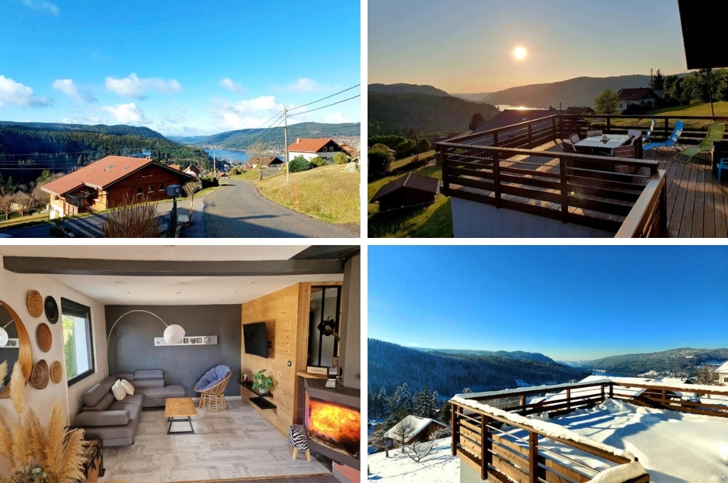 Le haut du parc vakantiehuis gerardmer, vakantiehuizen aan een meer in Frankrijk