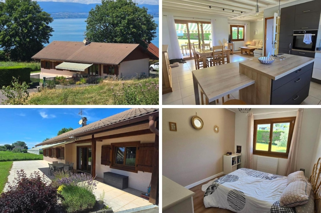 Villa Reflet Maxilly sur Leman vakantiehuis meer van Geneve, vakantiehuizen aan een meer in Frankrijk