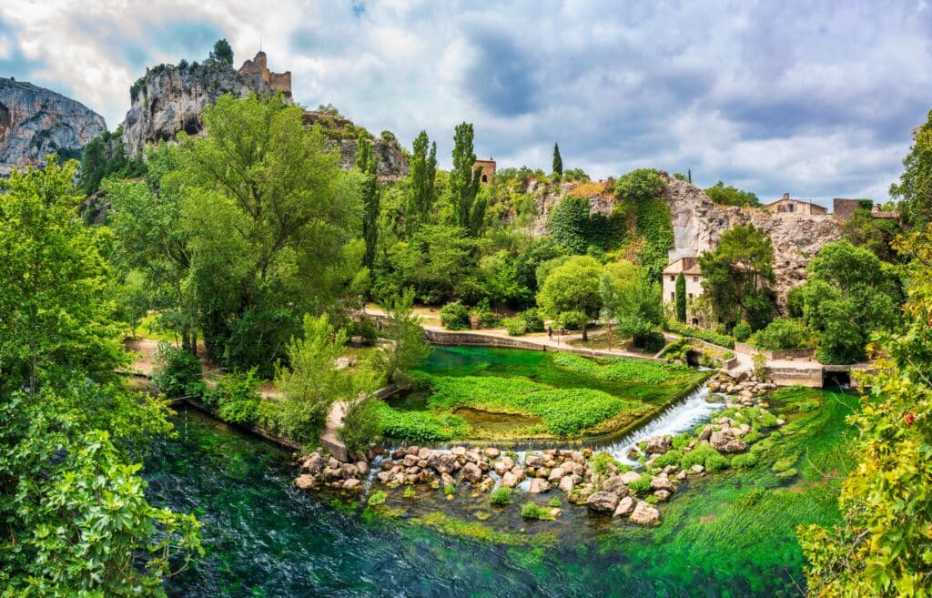 Fontaine de Vaucluse, wandelen in de vaucluse