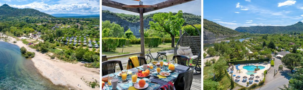 Flower Camping Le Riviera sampzon ardeche, kanoën Ardèche