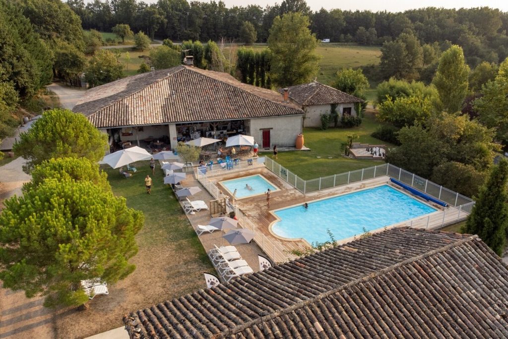 Vodatent op Camping Fargogne,