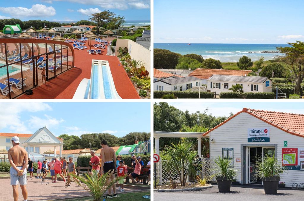 camping mirabel la baie de cayola campings vendee aan zee,