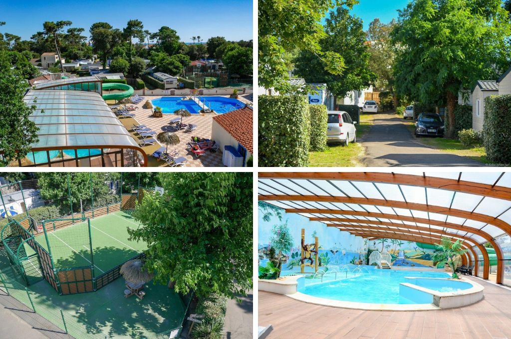 camping paradis la pomme de pin vendee aan zee,