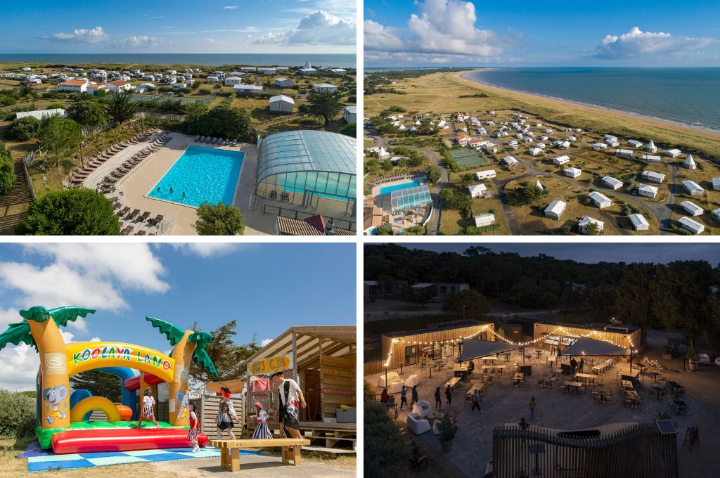 camping sandaya domaine le midi vendee aan zee,